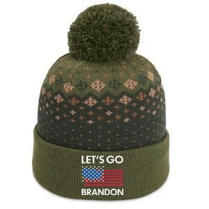 LETS GO BRANDON The Baniff Cuffed Pom Beanie