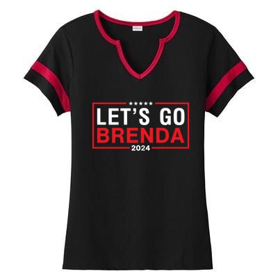 LetS Go Brenda Kamala 2024 Ladies Halftime Notch Neck Tee