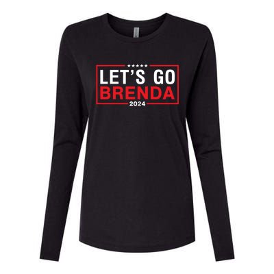 LetS Go Brenda Kamala 2024 Womens Cotton Relaxed Long Sleeve T-Shirt