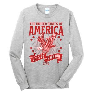 Let’s Go Brandon USA America Trump 2024 DeSantis 2024 Tall Long Sleeve T-Shirt