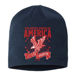 Let’s Go Brandon USA America Trump 2024 DeSantis 2024 Sustainable Beanie