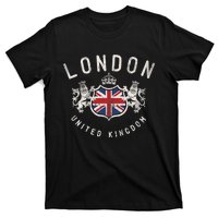 London Great Britain Vintage Crown Flag T-Shirt