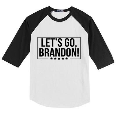 LetS Go Brandon Chant Joe Biden Event Sports Gift Kids Colorblock Raglan Jersey