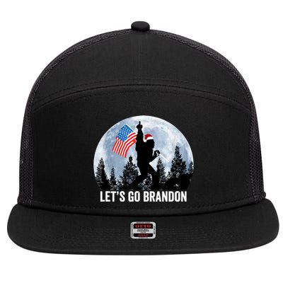 Let's Go Brandon Lets Go Brandon Lgb Fjb Anti Biden 7 Panel Mesh Trucker Snapback Hat