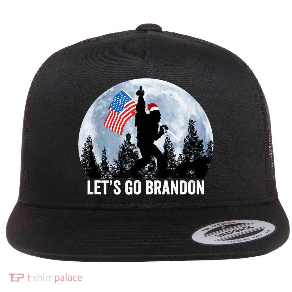 Let's Go Brandon Lets Go Brandon Lgb Fjb Anti Biden Flat Bill Trucker Hat