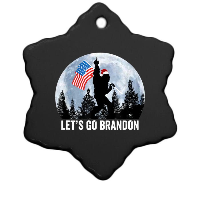 Let's Go Brandon Lets Go Brandon Lgb Fjb Anti Biden Ceramic Star Ornament