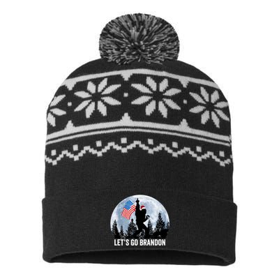 Let's Go Brandon Lets Go Brandon Lgb Fjb Anti Biden USA-Made Snowflake Beanie