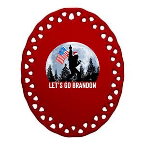 Let's Go Brandon Lets Go Brandon Lgb Fjb Anti Biden Ceramic Oval Ornament