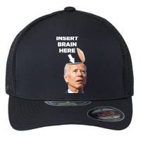 Let's Go Brandon Insert Brain Here Flexfit Unipanel Trucker Cap