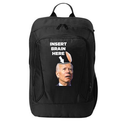 Let's Go Brandon Insert Brain Here City Backpack