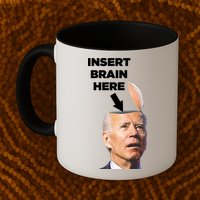 Let's Go Brandon Insert Brain Here Mug
