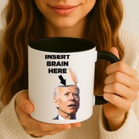 Let's Go Brandon Insert Brain Here Mug