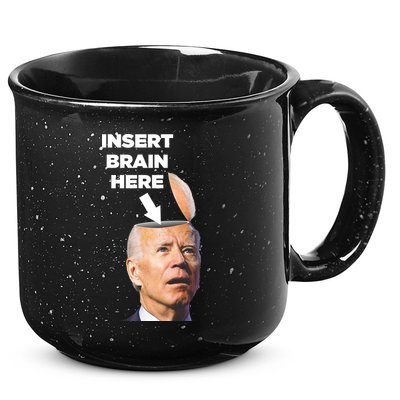 Let's Go Brandon Insert Brain Here 15oz Campfire Ceramic Mug