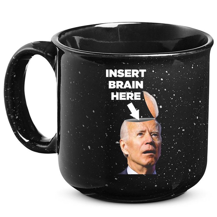 Let's Go Brandon Insert Brain Here 15oz Campfire Ceramic Mug