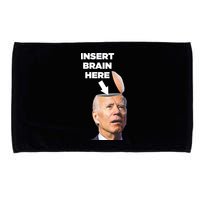 Let's Go Brandon Insert Brain Here Microfiber Hand Towel