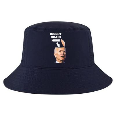 Let's Go Brandon Insert Brain Here Cool Comfort Performance Bucket Hat