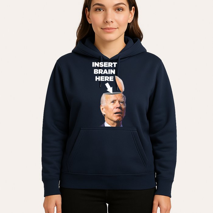 Let's Go Brandon Insert Brain Here Hoodie