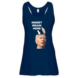 Let's Go Brandon Insert Brain Here Ladies Essential Flowy Tank