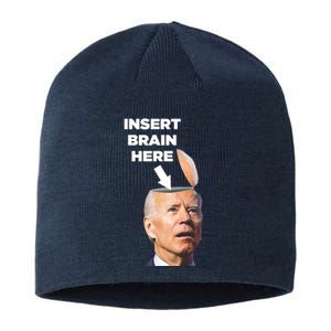 Let's Go Brandon Insert Brain Here Sustainable Beanie