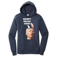 Let's Go Brandon Insert Brain Here Women's Pullover Hoodie