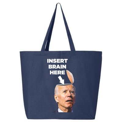 Let's Go Brandon Insert Brain Here 25L Jumbo Tote