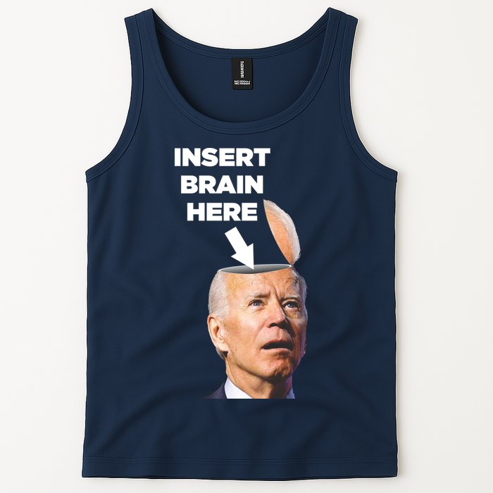Let's Go Brandon Insert Brain Here Tank Top