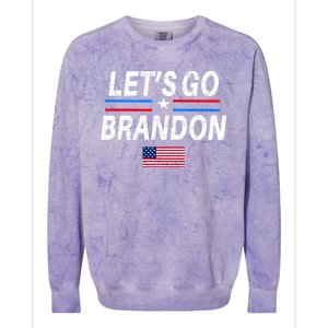 Lets Go Brandon Machado Stars And Strips LGB Colorblast Crewneck Sweatshirt