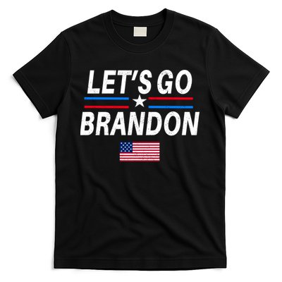 Lets Go Brandon Machado Stars And Strips LGB T-Shirt