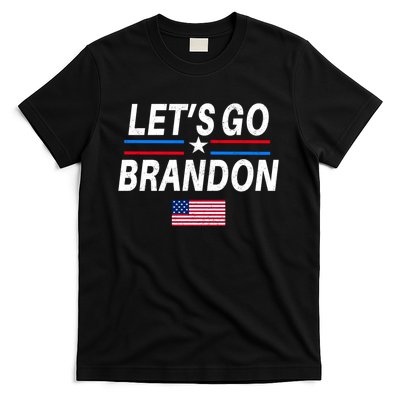 Lets Go Brandon Machado Stars And Strips LGB T-Shirt