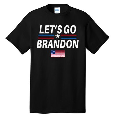 Lets Go Brandon Machado Stars And Strips LGB Tall T-Shirt