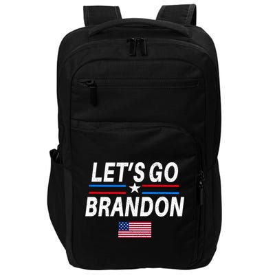 Lets Go Brandon Machado Stars And Strips LGB Impact Tech Backpack