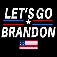Lets Go Brandon Machado Stars And Strips LGB Drawstring Bag