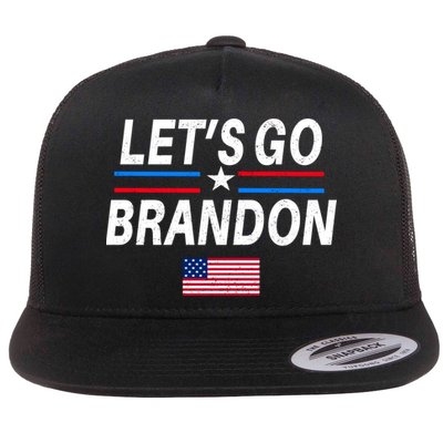 Lets Go Brandon Machado Stars And Strips LGB Flatbill Hat
