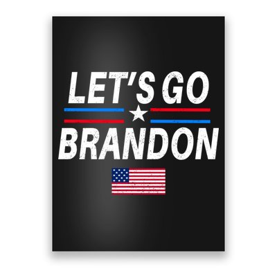 Lets Go Brandon Machado Stars And Strips LGB Poster