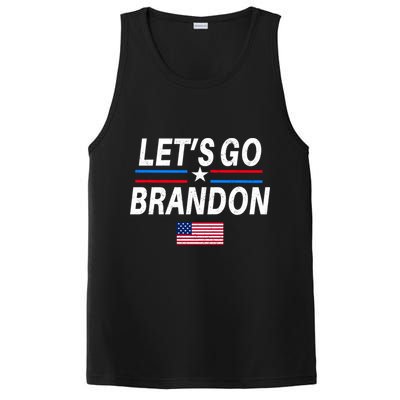 Lets Go Brandon Machado Stars And Strips LGB PosiCharge Competitor Tank