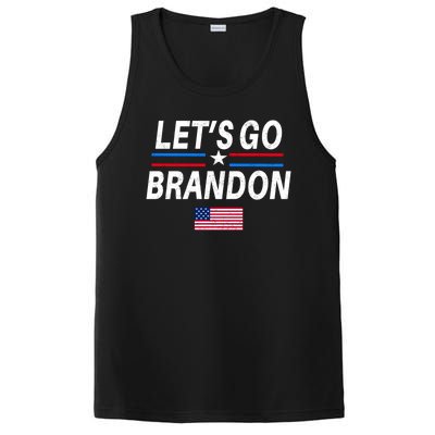 Lets Go Brandon Machado Stars And Strips LGB PosiCharge Competitor Tank