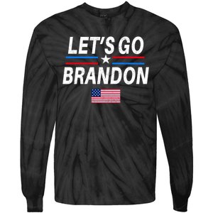 Lets Go Brandon Machado Stars And Strips LGB Tie-Dye Long Sleeve Shirt