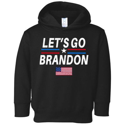 Lets Go Brandon Machado Stars And Strips LGB Toddler Hoodie