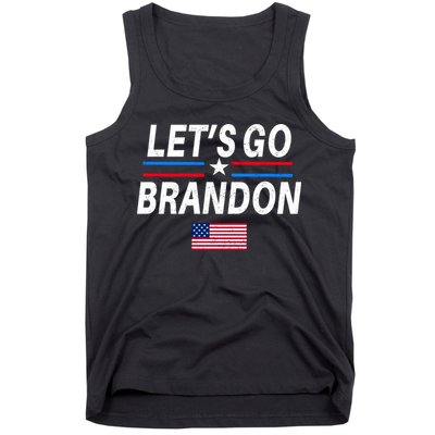 Lets Go Brandon Machado Stars And Strips LGB Tank Top
