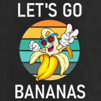 LetS Go Bananas Funny Jokes Sarcastic Sayings 25L Jumbo Tote
