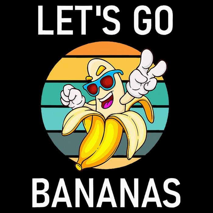 LetS Go Bananas Funny Jokes Sarcastic Sayings Short Acrylic Beanie