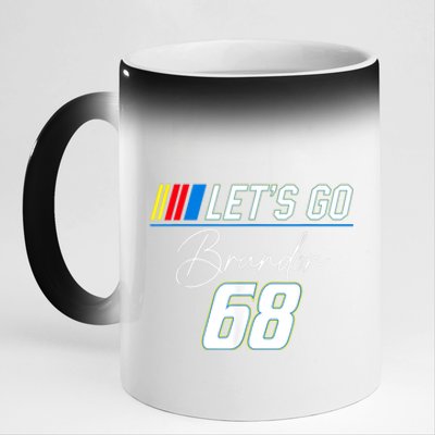 Let's Go Brandon 68 Funny Meme , Impeach Biden 11oz Black Color Changing Mug