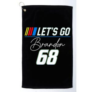 Let's Go Brandon 68 Funny Meme , Impeach Biden Platinum Collection Golf Towel