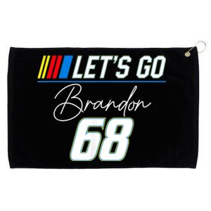 Let's Go Brandon 68 Funny Meme , Impeach Biden Grommeted Golf Towel