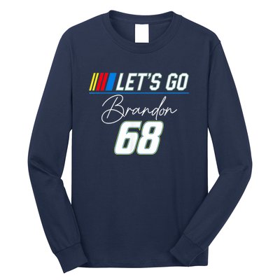 Let's Go Brandon 68 Funny Meme , Impeach Biden Long Sleeve Shirt