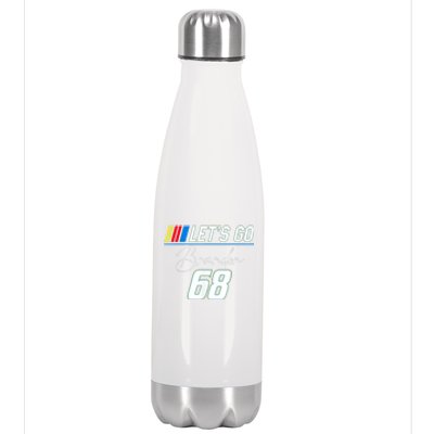 Let's Go Brandon 68 Funny Meme , Impeach Biden Stainless Steel Insulated Water Bottle