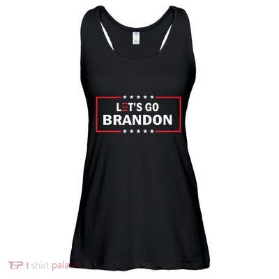 Let's Go Brandon Biden Chant Funny Meme Ladies Essential Flowy Tank