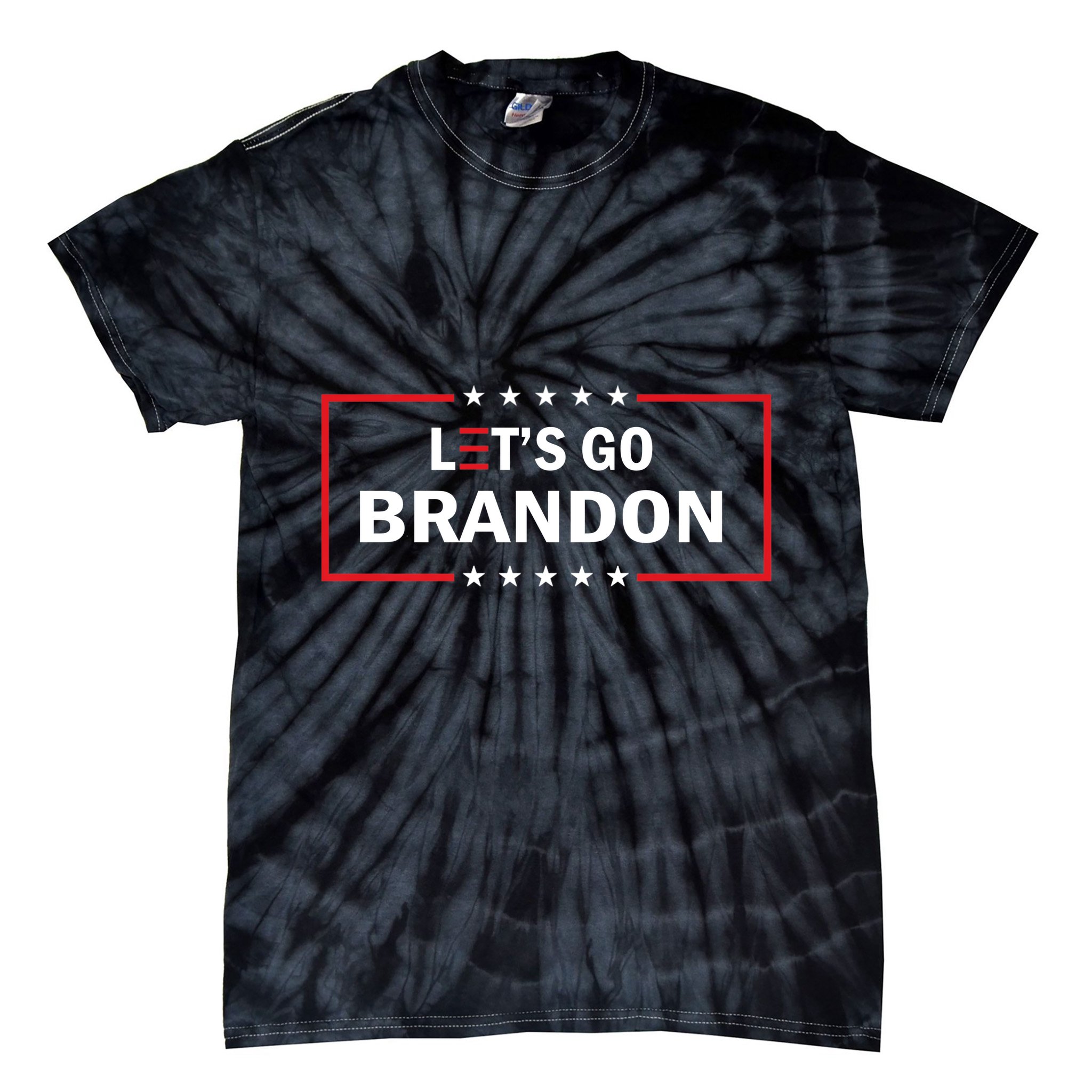 Let's Go Brandon Biden Chant Funny Meme Tie-Dye T-Shirt