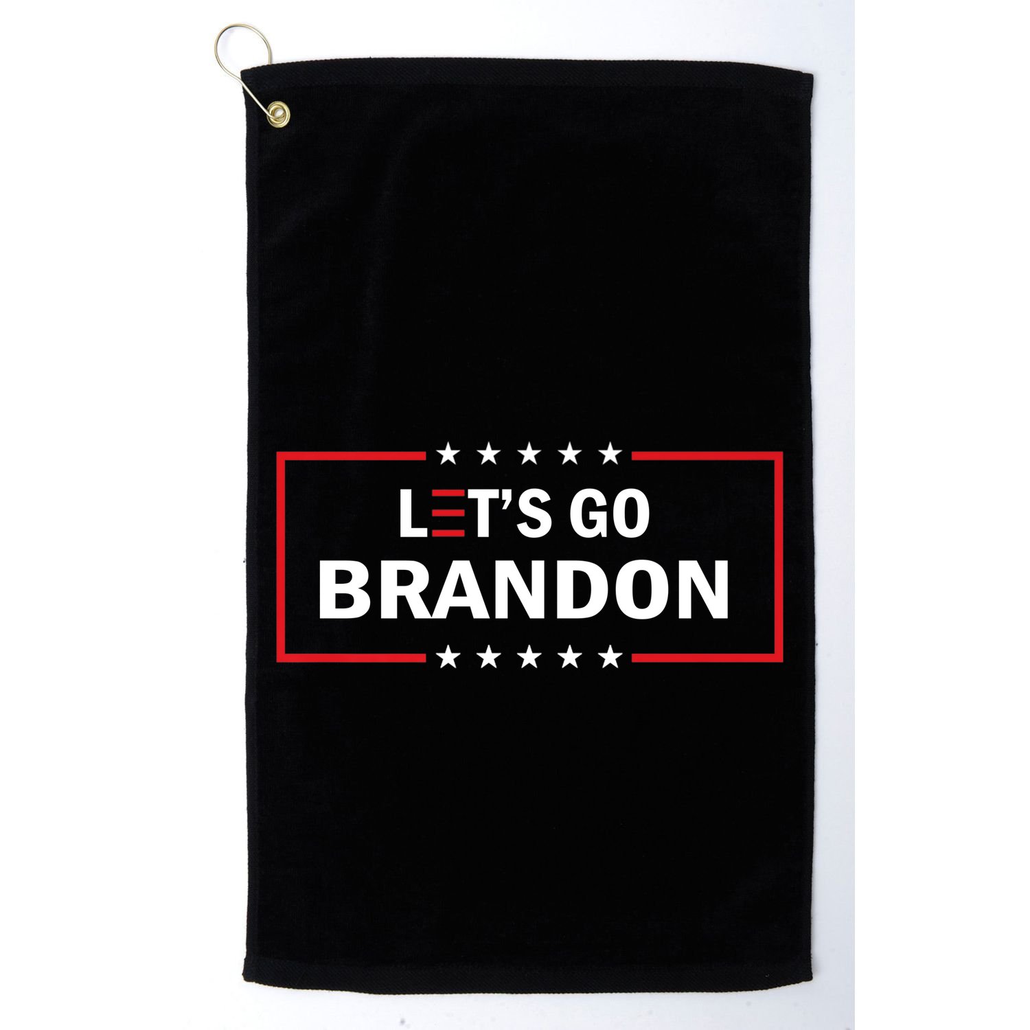 Let's Go Brandon Biden Chant Funny Meme Golf Towel