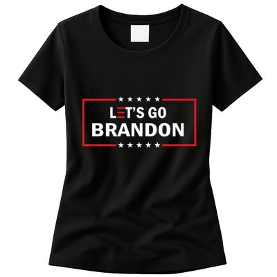 Let's Go Brandon Biden Chant Funny Meme Womens T-Shirt